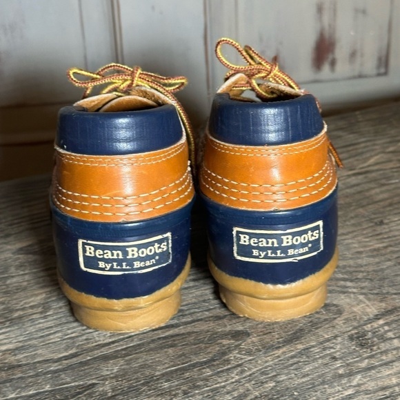 L.L. Bean Gumshoes 3-Eye Waterproof Vintage Mid Ankle Bean Boots Womens Sz 5 USA - Picture 4 of 10